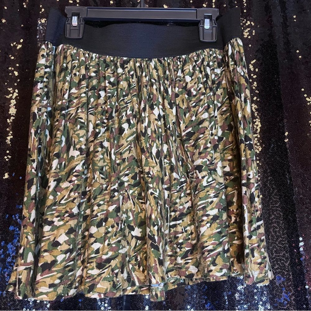 Forever 21 Camouflage Skater Skirt